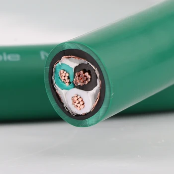 HI-End 2328 5N Sidabro padengtą gryno vario AC maitinimo kabelis hifi galios core 