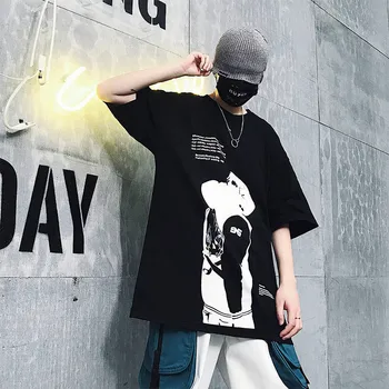 Hip-Hop Marškinėliai Vyrams Mados Harajuku Vyrų Marškinėliai Juokinga Atsitiktinis T Shirts Vyrų Marškinėlius Kietas Streetwear Vasaros 2019 Tees Berniukams