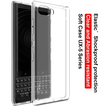 Imak Skaidrios TPU Case For BlackBerry KEY2 LE Minkšto Silikono Atveju BlackBerry KEY2 LE Galinį Dangtelį 1.3 mm Storio Apsauga
