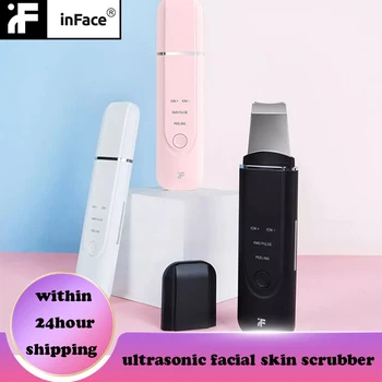 InFace ms7100 ultragarsinis veido odos skruberis veido valymas, pilingas įkrovimo priežiūros prietaisas grožio priemonė