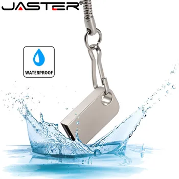 JASTER Mini Metalo Didelės Spartos Pendrive usb Flash Drive 8GB 16GB 32GB 64GB USB Stick Vandeniui usb 