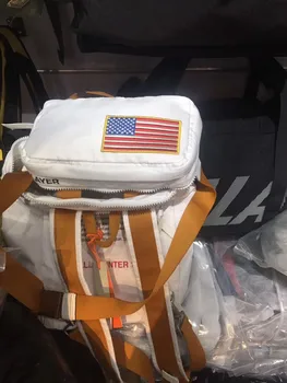 JAV Kosmoso Spausdinti Moterys Vyrai Kibirą maišelį, Kuprinę, Hiphop Streetwear Vyrų Shouder Krepšiai, Kuprinės