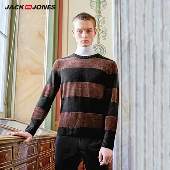 JackJones Vyrų Stiliaus Dryžuotas Megztinis Megztinis Viršuje Mada 219324532