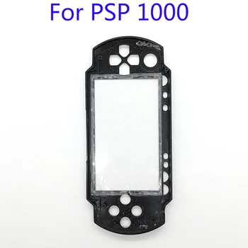 Juodos Spalvos Priekinis Korpusas Korpuso Dangtelį Atveju Pakaitinis Sony PSP1000 PSP 1000 Žaidimų Konsolę su Box Pakuotė