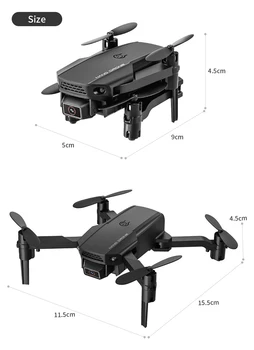 KF611 Drone 4k HD Plataus Kampo Kamera 1080P WiFi fpv Drone Dual Camera Quadcopter Aukštis Išlaikyti Drone Kamera Dron Žaislas