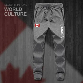 Kanada Kanados ĮA, CAN mens kelnės poilsiu jumpsuit sweatpants kelio prakaito sporto vilnos taktinis atsitiktinis tautos šalyje leggin