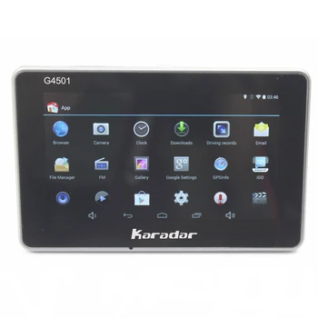 Karadar Android 4.4.2 Automobilio Kamera, Buit-in GPS Navigacija su Bluetooth, FM Wifi 8G 