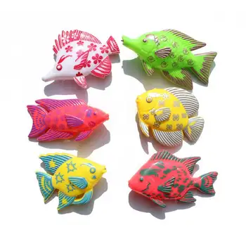 Karšto Parduoti 6PCS Vaikų Magnetinio Žvejybos Žaislas Plastiko Žuvų Lauko, Patalpų Įdomus Žaidimas Kūdikių Vonia Su meškere Žaislai -17