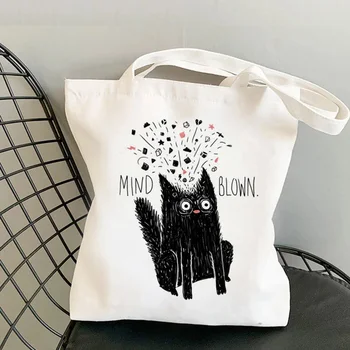 Katės pirkinių krepšys bakalėjos daugkartinio naudojimo shopper shopper džiuto pluošto krepšys, rankinė, krepšys string net bolsas ecologicas sulankstomas sacolas