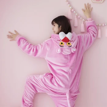 Kigurumi Vienaragis Pižama Suaugusių Moterų Vienaragis Gyvūnų Pižamos Nustatyti Onesies Cosplay Žiemos Sleepwear pijama Mather Vaikai