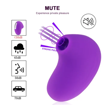 Klitorio Čiulpti Vibratorius su 10 Dažniai Vandeniui Įkrovimo Spenelių Stimuliatorius Oralinio Sekso Simuliatorius Sekso Žaislas Moterims