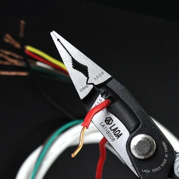 LAOA 8 colių Užspaudimo Įrankiai Adatos Replės Multitool Replės Kabelį Wire Stripper Aalicate Ilgos Replės Su Užrakinimo Funkcija
