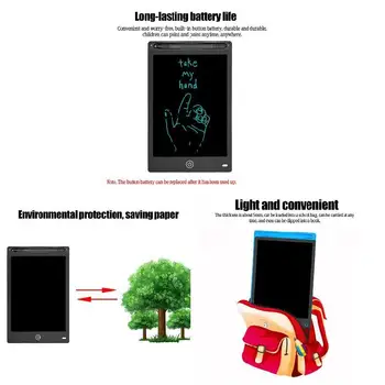 LCD Raštu Tabletė Rašysenos Valdybos Notepad su Stylus Pen Vaikams Dovanos JR Pasiūlymai