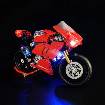 LED Apšvietimo Komplektas Ducati V4R Motociklo 42107 (LED Įtraukti Tik, Ne Rinkinyje)Žaislas Vaikams, Vaikams mokomieji Žaislai, Gimtadienio Dovana