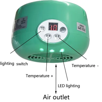 LED Ekranas Šildymo Lempa Ūkio Gyvūnų Šilta Šviesa Augintiniai Paršiukai, Viščiukai Šilumos Šilta Lempa Laikyti Atšilimo Lemputė Valdytojas