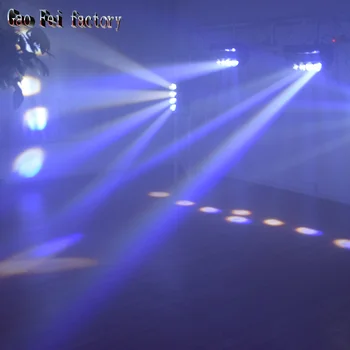 LED Voras Šviesos 8X12W 4In1 RGBW Lyra Mobiliojo Šviesos Efektas Etape Naktinis Klubas, Diskoteka Šalis