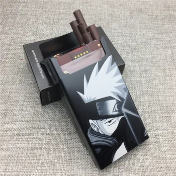 LF033 Asmeninį Naruto Kakashi Aliuminio Lydinio Cigarečių Atveju Lazeriu Iškirpti Nebus Išnyks Cigarečių Dėžės Rūkymas lango Turėtojas