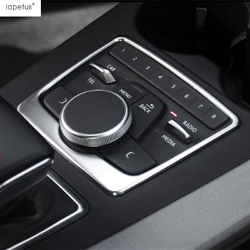 Lapetus Priedai Tinka Audi A5 A4 B9. 2016 M. 2017 M. 2018 M. 2019 M. 2020 Centrinės Kontrolės Multimedijos Mygtukas Liejimo Padengti Rinkinys Apdaila