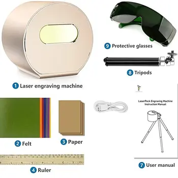 Laser Cutting machine 3D Spausdintuvas, Nešiojamas Mini Lazerinis Graviravimas Mašina 