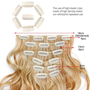 Leeons Ilgas Garbanotas Sintetinių Įrašą Baltoji Moteris 16 Įrašai Plaukų Priauginimas Populiarus Ombre Įrašą Hairpieces Karščiui Atsparus Pluoštas