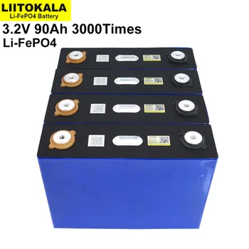 Liitokala 3.2 V 24Ah 25Ah 90Ah LiFePO4 baterija Ličio geležies phospha Didelės talpos Motociklo Elektrinių Automobilių variklių baterijos