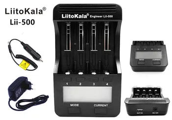 Liitokala Lii-100/Lii-202/Lii-500 1.2 V/3,7 V 18650/26650/18350/16340/18500/AA/AAA NiMH ar ličio baterija