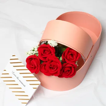 Lopšio Formos Popieriaus Gėlė Lange Puokštė Kibirą Valentino Dienos Rožių Gėlių Dovanų Pateikti Pakavimo Dėžutė Baby Shower 