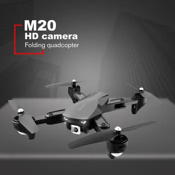 M20 Quadcopter GPS Drone su 4K HD Dual Camera Plataus Kampo Anti-shake WIFI FPV RC Sulankstomas Tranai Profesionalus GPS Sekite Mane