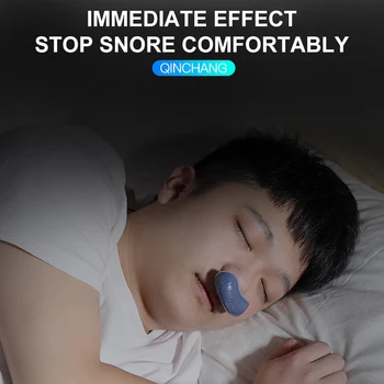 Mados Elektros Anti-Knarkimas Įtaisas Kvėpavimas, Nosies Užgulimas, Nosies 3 Spalvų USB Įkrovimo Silikagelio Nakties Miego Automatinė