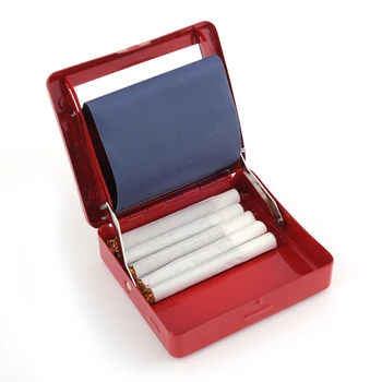 Metalo Automatinis Cigarečių Tabako Rūkymas Valcavimo Mašina RAUDONA 70mm Ritinio Langelis Cigarečių Dėžės Priedai Ciggarettes Atveju