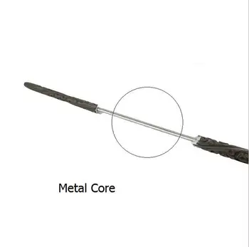 Metalo Core Hermiona įkyrėlė mostelėjus Stebuklinga Lazdos Kokybės Nr. Dovanų Dėžutėje Pakavimo Harris Cosplay Magija Lazdelės Gudrybės Classic