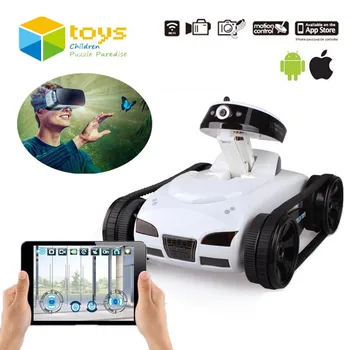 Mini Nuotolinio Valdymo Žaislai, Wifi Robotas Fotoaparato RC Bakas APP Realiu laiku Kontroliuojami 