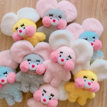 Minkštas Korėja Ins Kavinė Mimi Pelės Pliušinis Lėlės iškamša Pink Bunny Didelis Ausų Raudoną Skruostą Žaislai Vaikams Gimtadienio Dovana Mergaitės