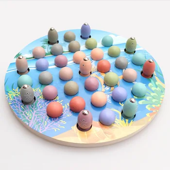 Mokymosi Švietimo Žaislai Montessori Matematikos Žaislas Įrašą Mediniai Karoliukai Magnetinio Žuvis Puzzle Žaidimas, Multi-funkcija Žaislai Vaikams