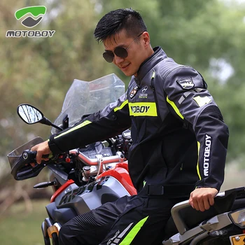 Motoboy motociklo vyrų striukė keturis sezonus vėjo ir šiltas išlaikyti daugelio kultūros elementai išsiuvinėti jojimo drabužius