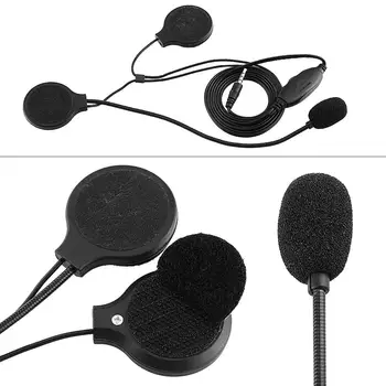 Motociklo Šalmas Ausinių Stereo laisvų Rankų įranga Skambinimas Ausinės 3,5 mm Jack plug Reguliuojamas Mikrofonas Ausinių MP3, Telefonas