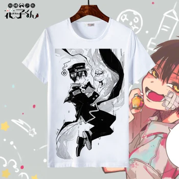 Naujas Anime Tualetas-privalo Jibaku Shounen Hanako-kun marškinėliai cosplay Nene Yashiro marškinėliai trumpomis Rankovėmis Viršūnes Tee