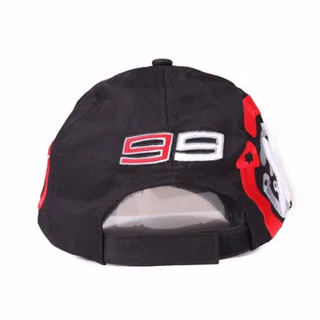 Naujas Atvykimo Beisbolo kepuraitę MOTO GP 99 Motociklo 3D, Siuvinėta Juoda Skrybėlę Lenktynių Bžūp Vyrams, Moterims Snapback Kepurės Kepurės Aukštos Kokybės