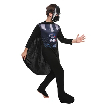 Naujas Atvykimo Star Karo Storm Trooper Darth Vader Anakin Skywalker Vaikų Cosplay Kostiumas Šalis Drabužių Jumpsuit Žaliojo Ir Kaukė