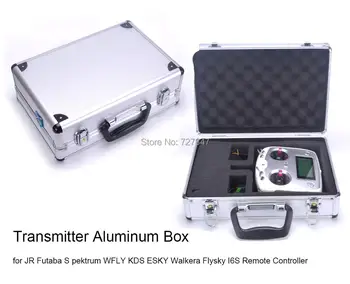 Naujas Aukštos Kokybės Universalus Siųstuvas Atveju Aliuminio Dėžutė JR pektrum WFLY KDS ESKY Walkera Nuotolinio valdymo pultelis Flysky