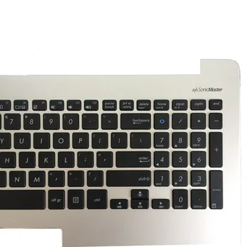 Naujas JAV Nešiojamojo kompiuterio Klaviatūros ASUS S551 K551 S551L R553L S551LN V551 K551L su garsiakalbio Palmrest Viršutinį dangtelį