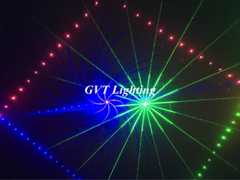 Naujas LED šešių akis raudona žalia mėlyna nuskaityti visą spalvų šviesos lazerio šviesos skenerio baras flash vestuvių, šeimos, šalies lazerių šou projektorius