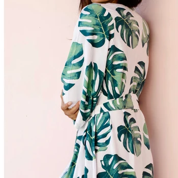 Naujas Medvilnės Maxi Bohemijos Moterų Suknelė Print Long Beach Suknelė Saida de Praia Skraiste Longue Femme Vasaros Seksualus Atsitiktinis Suknelė