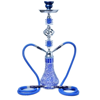 Naujas Stiklas Arabų Shisha Kaljanas Taurės Sheesha chicha Rūkymo Reikmenys Nargile už Shisha Kaljanas Nustatyti Dvigubo Dūmų Vamzdžių Shisha