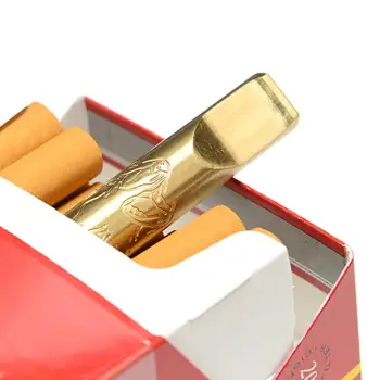 Naujas Žalvario Cigarečių Savininko Vamzdis Tabako Cigarečių Rūkymo Dūmų Filtras Pypkės Kandiklį Kaljanas Rūkyti Vamzdžio Priedai
