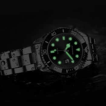 Nauji vyriški Žiūrėti Prabangių Verslo Žiūrėti Vyrų Vandeniui Data Žaliosios Laikrodžiai Ciferblatas Mados Vyrų Laikrodis ant Riešo Žiūrėti relogio masculino