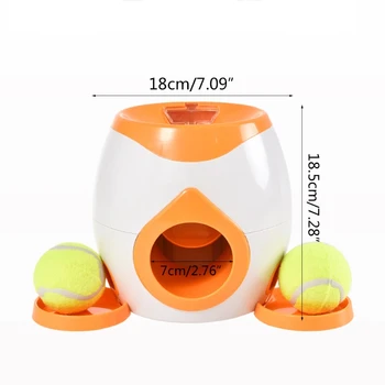 Naujos ir Aukštos Kokybės Interaktyvus Pet Ball Launcher Žaislas Šuo Teniso Maisto Atlygį Mašina Metikas Lėtai Tiektuvą, skirtą Katės Kačiukas, Šuniukas