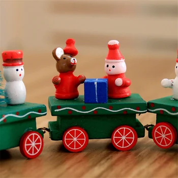 Navidad Naujųjų Metų Dekoro Medinis Kalėdų Dekoro Mažų Traukinį Vaikų Darželį, Šventiniai Reikmenys Natale ingrosso Kalėdų