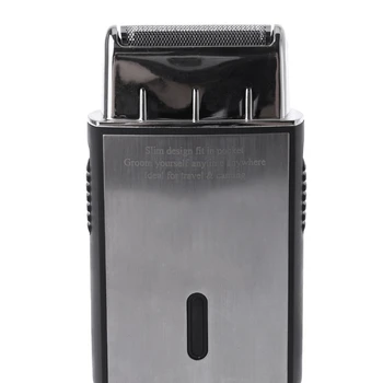 Nešiojamų Vyrų Elektrinis Skustuvas Folija Slim Skustuvas USB Įkrovimo Kelionės Namo
