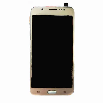 OLED LCD Samsung Galaxy J7 2016 J710 LCD Ekranas Jutiklinis Ekranas skaitmeninis keitiklis Surinkimo Samsung J710F SM-J710 Ekranas